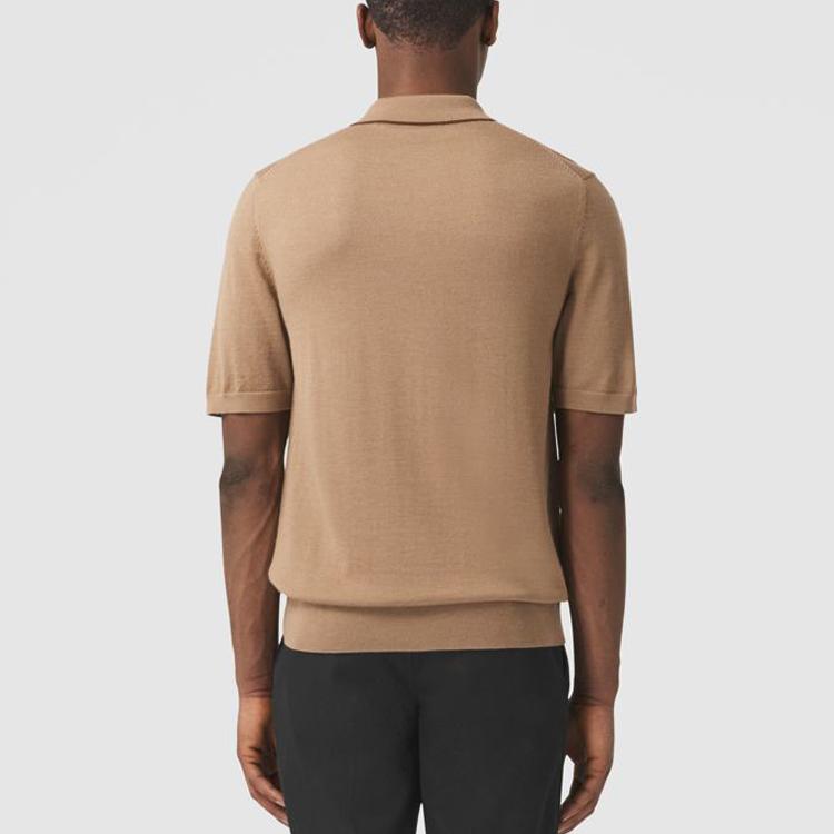 Burberry FW22 Polo Shirt Men's Warm Peach 80419171