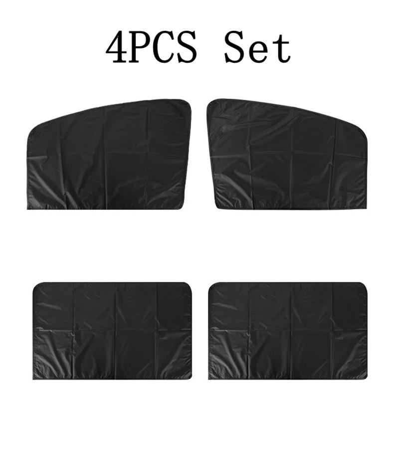 Car Side Window Sun Shade, Magnetic UV Protection Sunshade Cover, Privacy Protection Sun Blocker For Car Front & Rear Windows
