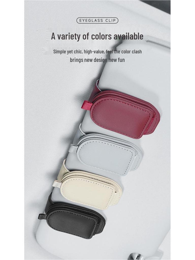 Multifunctional Magnetic Car Sun Visor Glasses and Document Clip