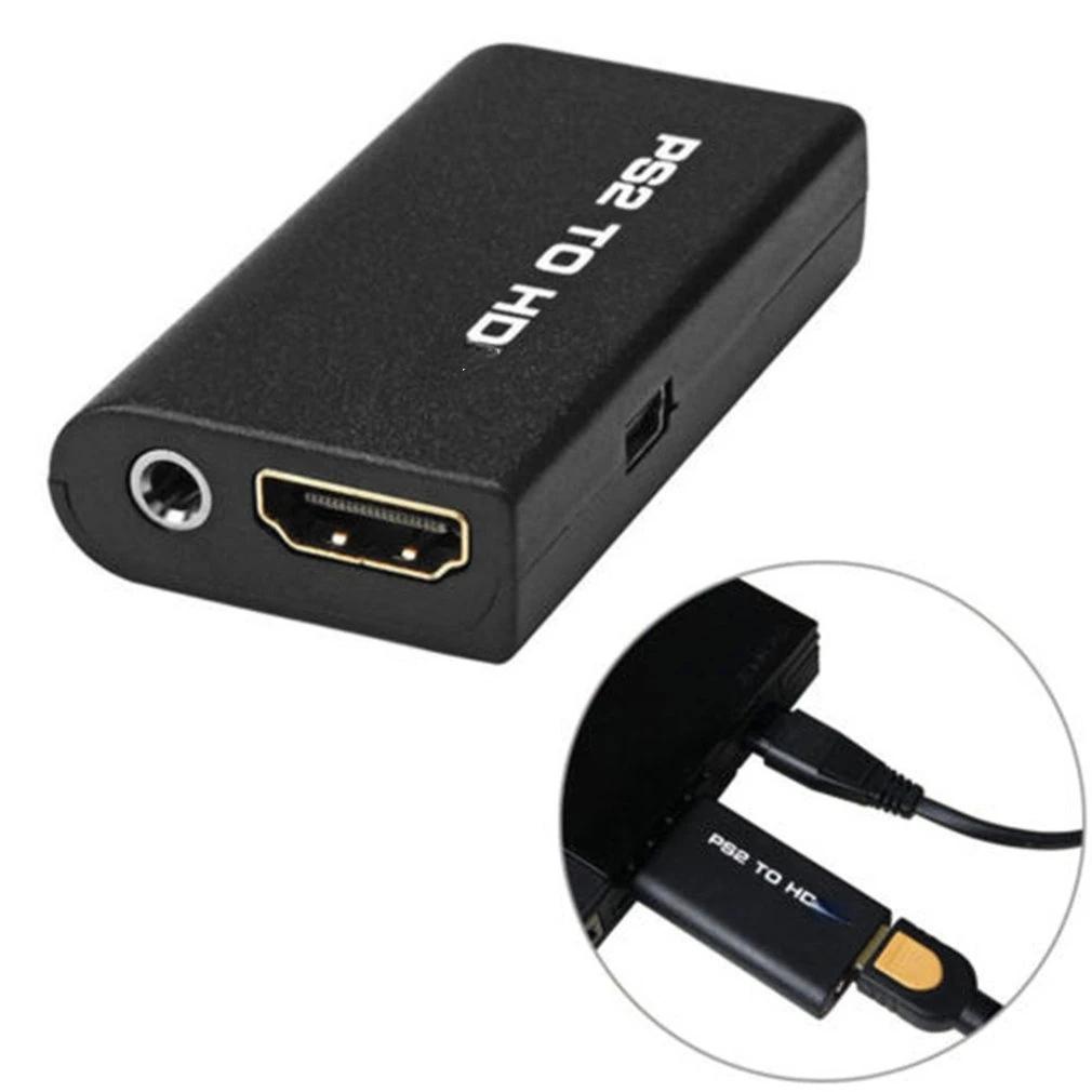 HDMI Zu PS2 Kompatibler Konverter Adapter Audio Und Video Mit 3,5mm Audiokabel Unterstützt PC Alle PS2 480i 480p 576i Anzeigemodi