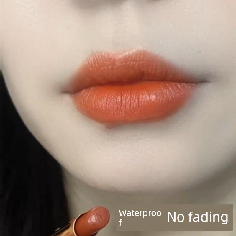 [Official Genuine Product] 2026 New Model Big Brand Lipstick Non-Stick Cup Non-Fading Milk Apricot Matte Flagship Store Women's