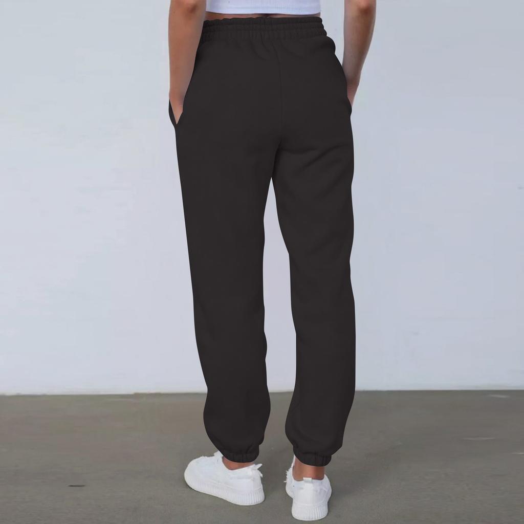 Women's High Waisted Loose Sportswear Pants Jogging Pants Fashionable Casual With Pockets