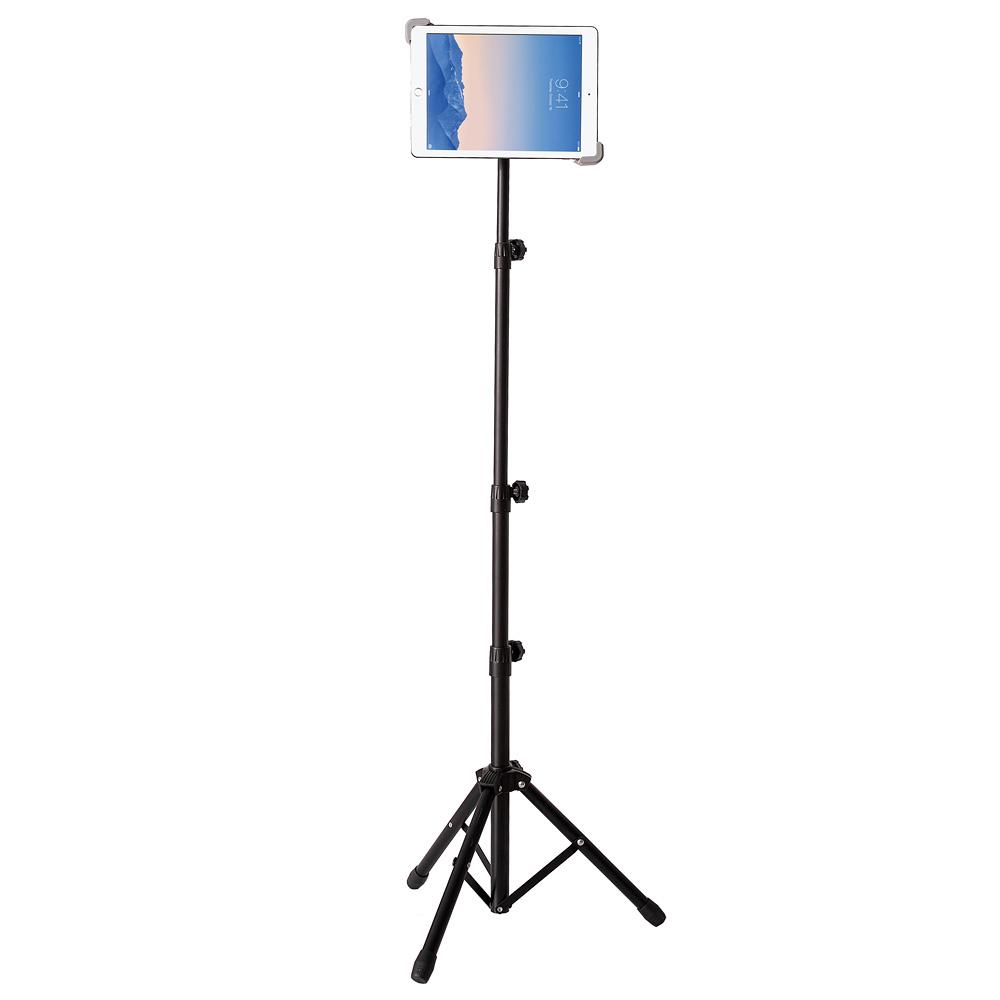 

Adjustable Floor Tablet Tripod Stand Mount Holder Stronger Aluminum Alloy 4-Sections Design for iPad/iPad Mini/Samsung Galaxy Tab,within 7-11 Inch