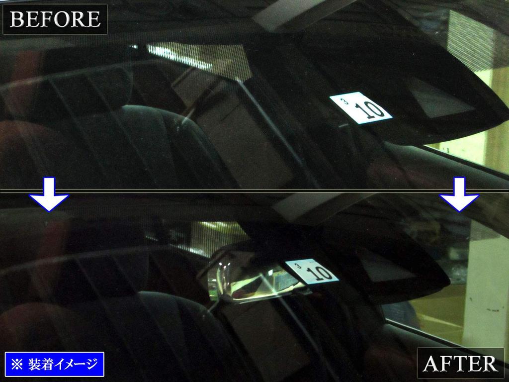 BRIGHTZ Corolla 10 17 210 211 212 214 215 219 Chrome Rearview Mirror Cover MZEA17 NRE210 ZWE211 ZRE212 ZWE214 ZWE215 ZWE219 [ROOM-MIR-003]