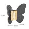 Gold/Black Bathroom Clothes Hook Transparent Acrylic Door Single Hook Wall Mounted Butterfly Bedroom Coat Hook Bath Robe Hook