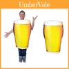Boccale da Birra Oktoberfest da Uomo Costume di Halloween Abito da Festa per Adulti
