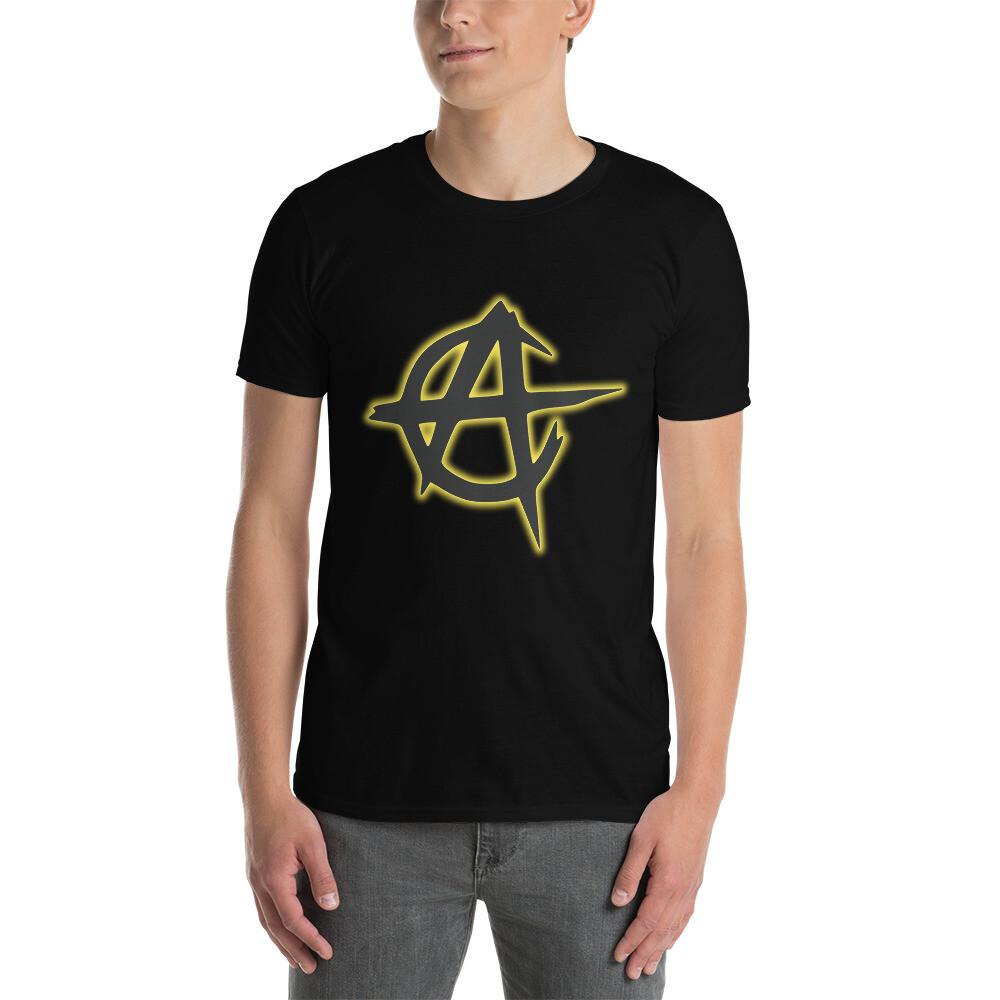 Ancap Anarchy Capitalism Symbol flag T-Shirt Libertarian anarchist agorism agora M