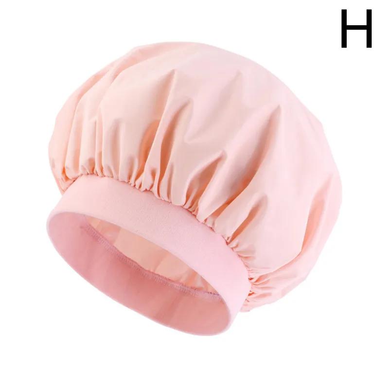 Damen Badehut, wasserdicht, elastisch, für die Dusche, Haarabdeckungen, Badekappen, Beanie, Beauty Perm Cap, staubdichte Haarkappe, Badezimmer-Accessoires