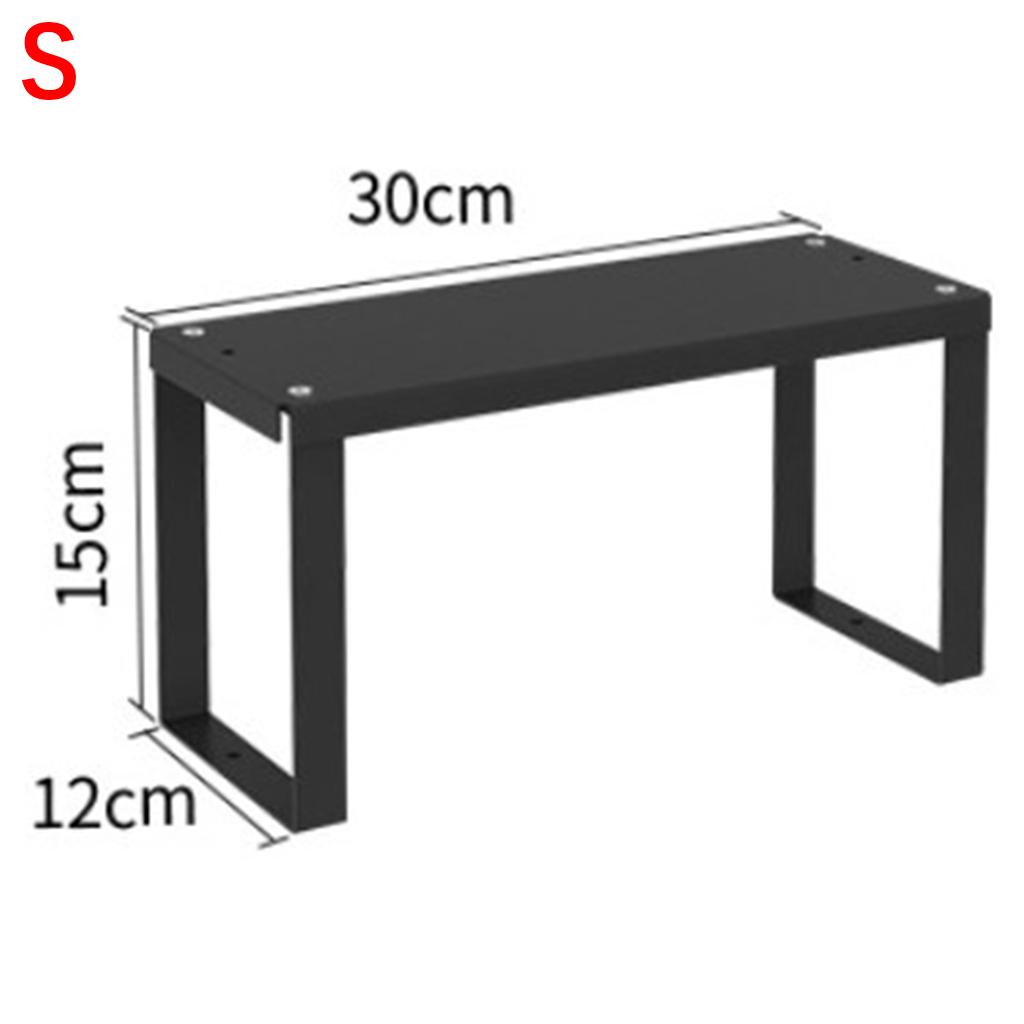 Metal Storage Rack Anti Skid Bottom Shelf Organizer for Kitchen Pantry Closet Home Storage
