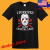 Camp Crystal Lake Jason Friday 13th Men's Black Size S-5XL