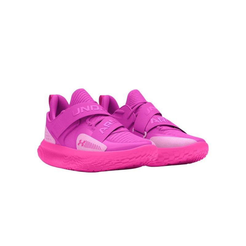 Under Armour FUTR X4 Casual Sports Low Cut Basketball Shoes Unisex Purple 3027639-500