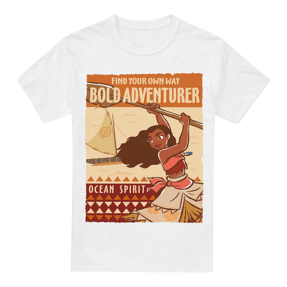 Moana Bold Adventurer T-Shirt White S