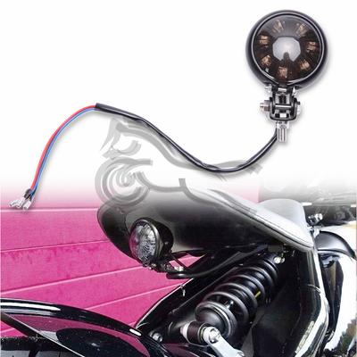 Luz traseira de motocicleta LED lâmpada de freio traseiro para cruiser cafe bobber chopper luzes de corrida freio parada