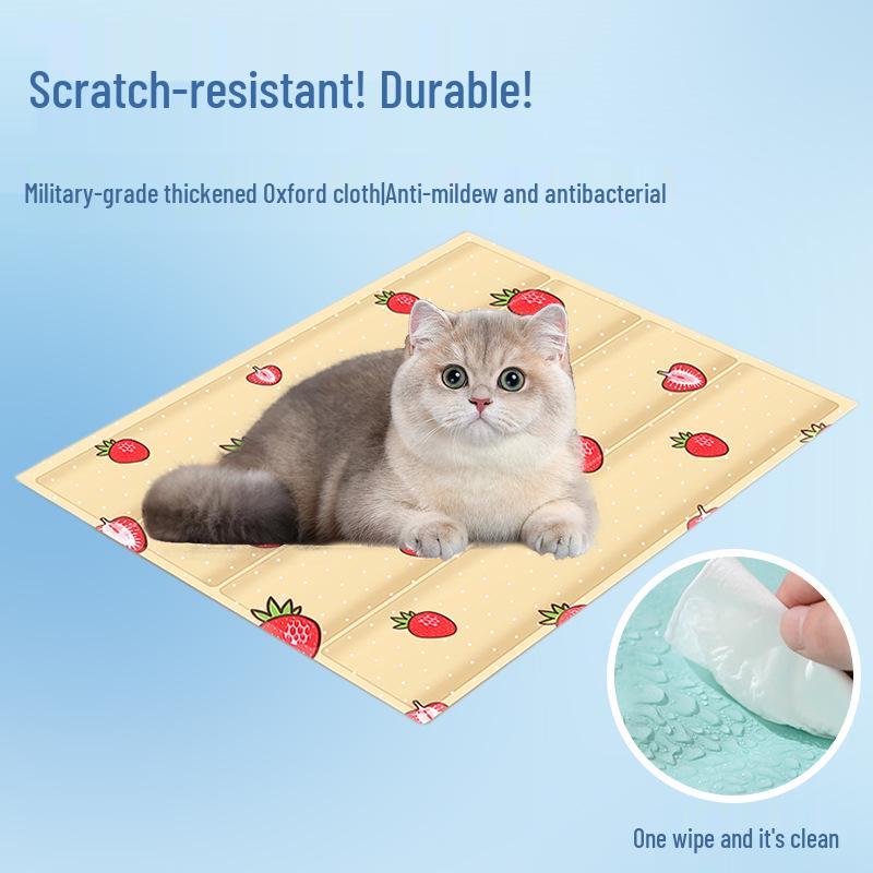Waterproof Gel Cooling Pad for Pets - Summer Sleep Mat for Dogs & Cats