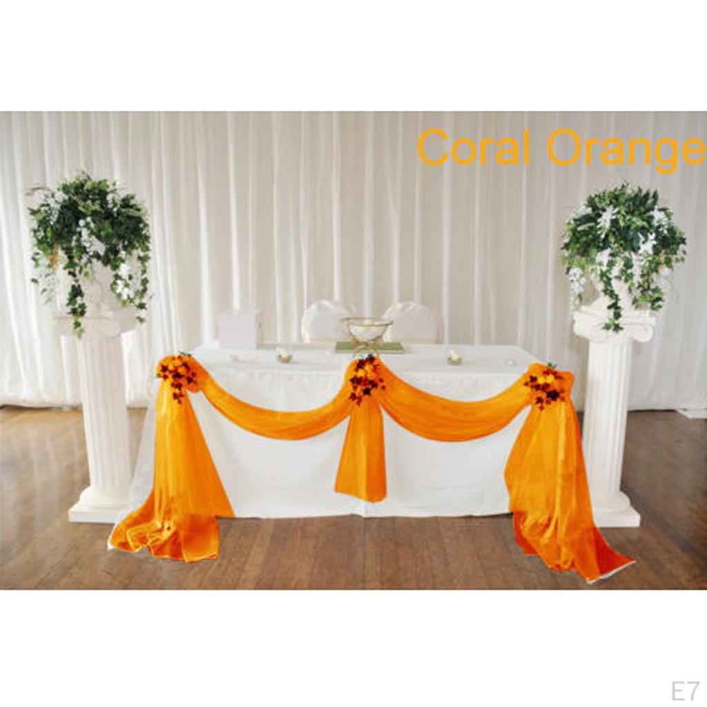 Fabric Bowknot Tulle Party Wedding Table
