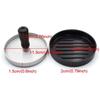 Hamburger Press Patty Maker Round Shape Aluminum Alloy Hamburger Meat Beef Grill Burger Press Patty Maker Mold Kitchen Meat Tool