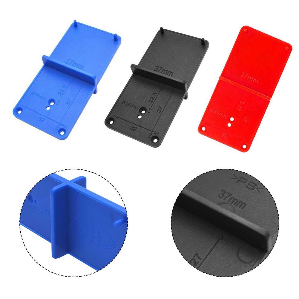 35mm 40mm Hinge Hole Drilling Guide Locator Hole Opener Template Door Cabinets Woodworking Hole Puncher Drilling Guide Locator