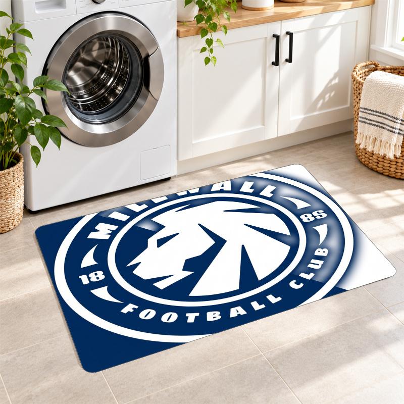 Flannel Kitchen Mat Millwall Football Soft Area Rug Non Slip Floor Carpet Home Decoration