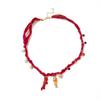 Seaside Vacation Popular Necklace With Rope Sun Starfish Small Fish Diy Necklace Electroplating Color Retention