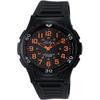 [Citizen Q&Q] Watch Analog 10 ATM Water Resistant Urethane Band VP84-853 Men's Black Orange