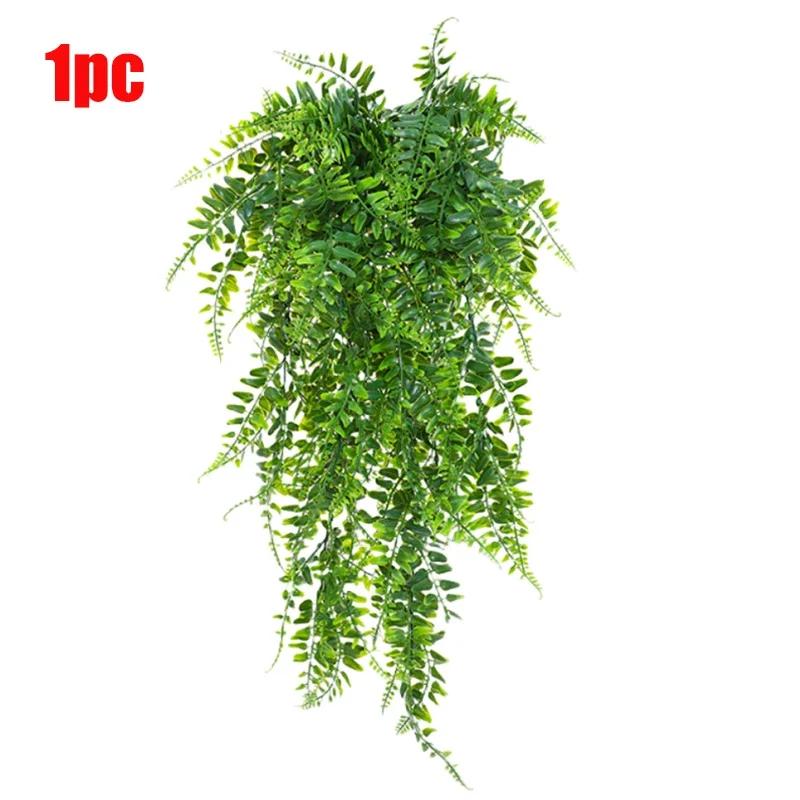 

Листья персидского папоротника Искусственное растение Виноградная лоза Домашний сад Декор комнаты Подвесной искусственный плющ Виноградная трава Свадебная вечеринка Настенный декор для дома 78cm