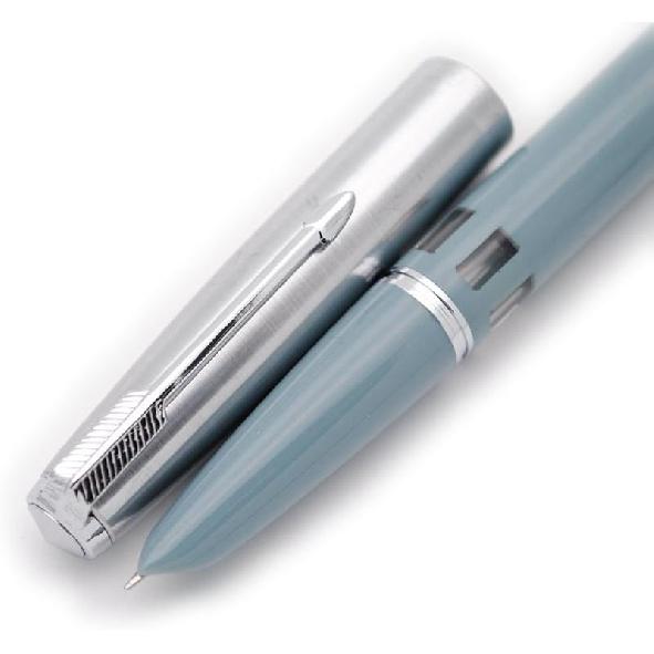 czxwyst 601 Steel Cap Vacumatic Fountain Pen (transparent-2)