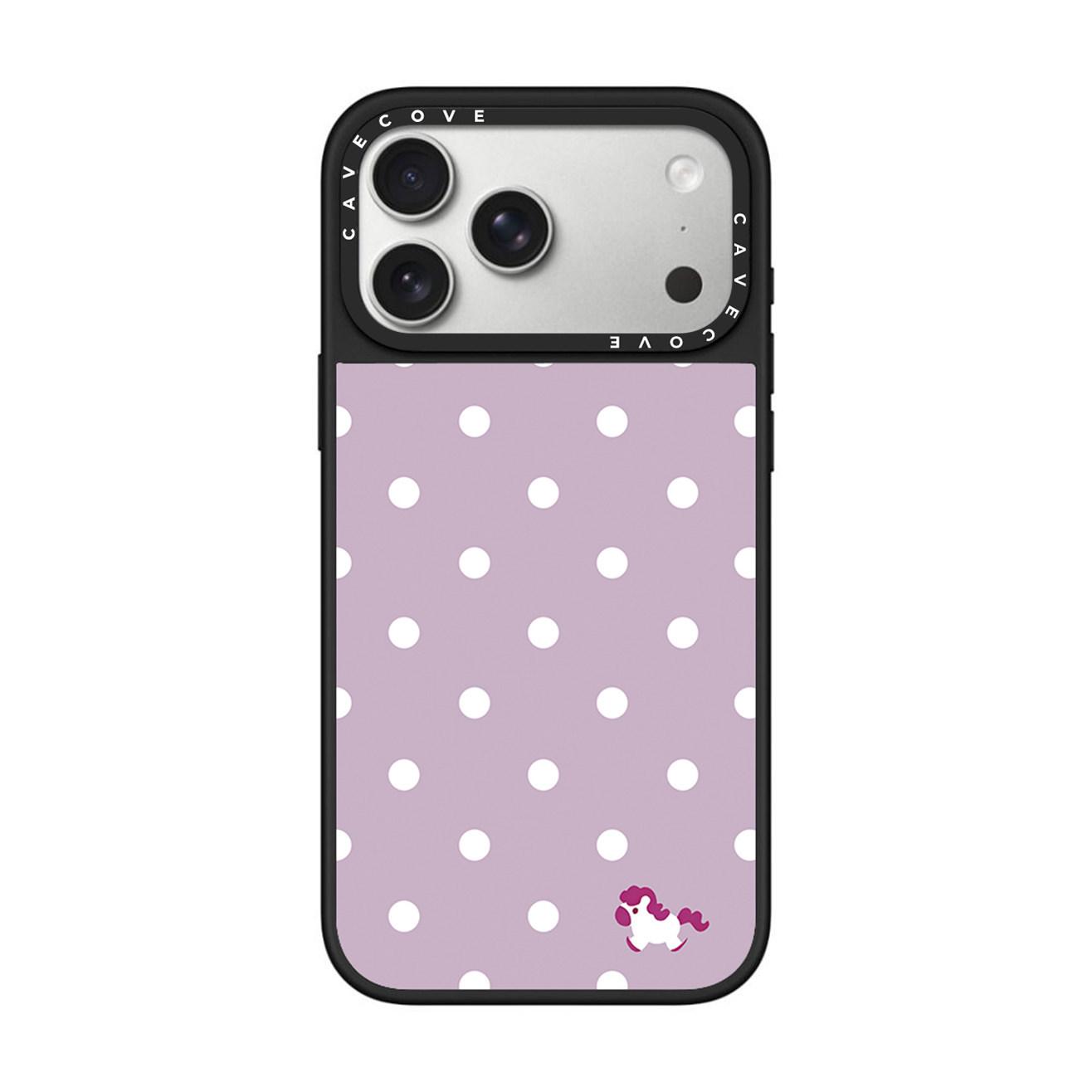

Classic Polka Dot Horse Case for Apple 17 Pro Max, 16 Pro Max, 15, 13 iPhone 12 Pro Max