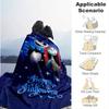 1pc The Nightmare Before Christmas Printing Blanket - Soft, All-Season Throw for Living Room, Bedroom,Personalized Gift with Adorable Cartoon Design