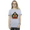 Disney Damen/Damen Pumpkin Spice Evil Queen Villains Boyfriend T-Shirt