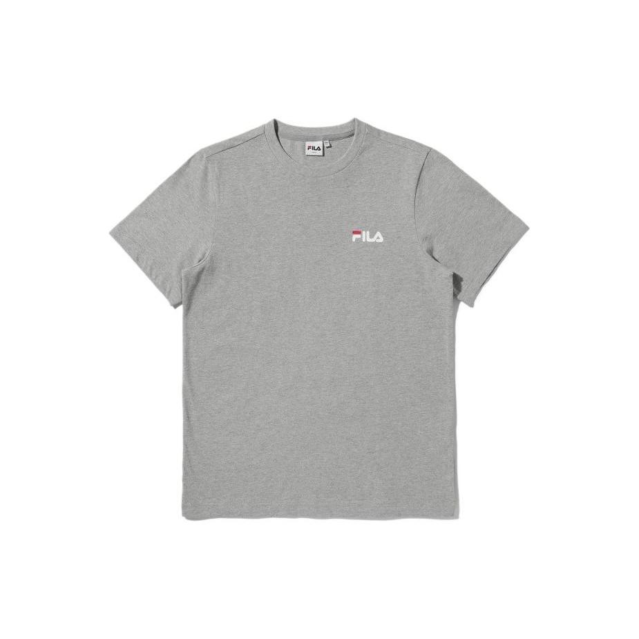 Футболка FILA Корейский стиль Унисекс Серая FS2RSD2117X-LML L