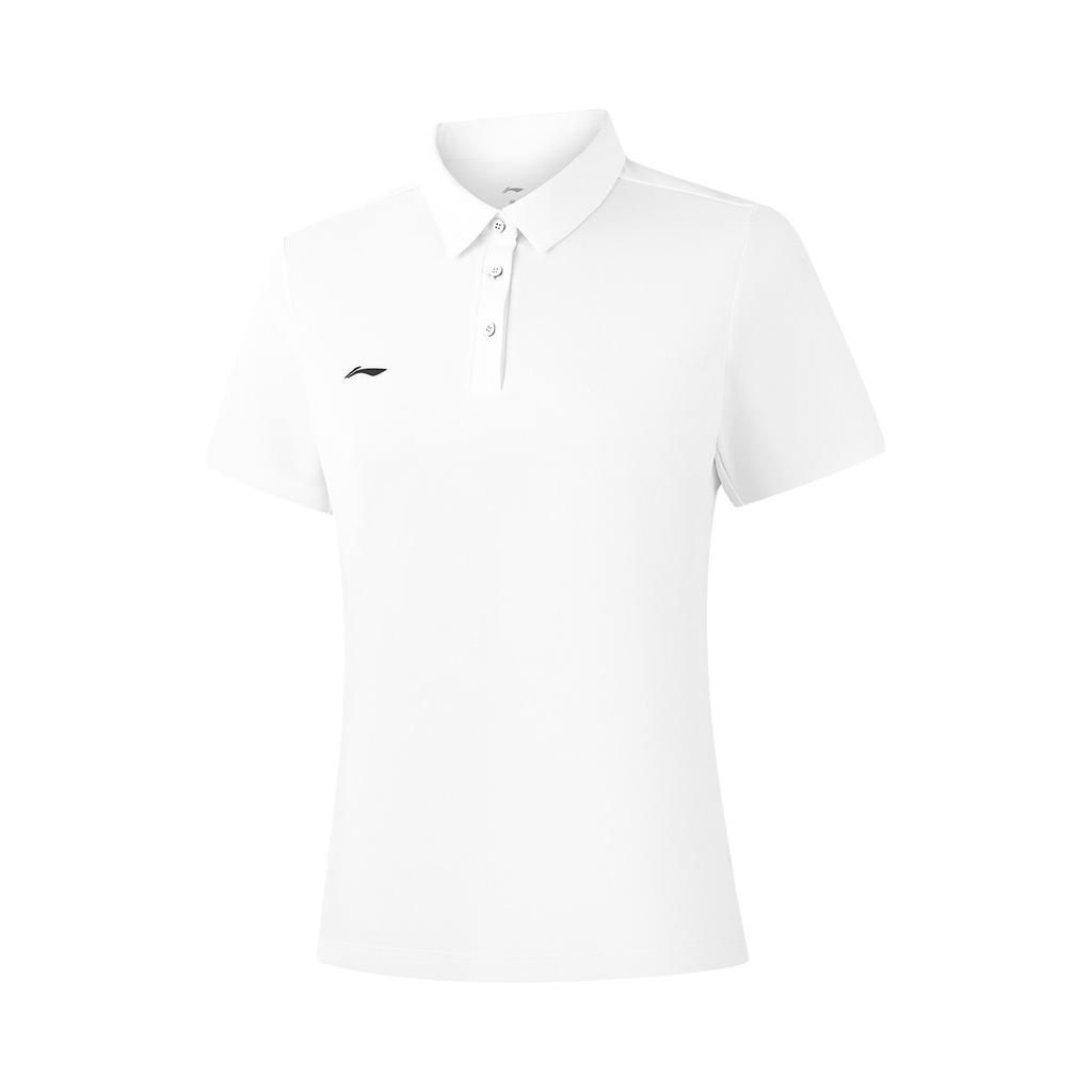 Li Ning Comfortable Breathable Polo Shirt Women tops White APLW242-1