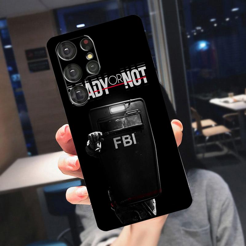 Police Symbol Cover For Samsung Galaxy S25 Ultra S24 S22 S21 S23 Plus S20 FE S9 S10 S24 FE Phone Case