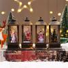 Santa-Claus/Xmas Tree/Snowman/Angel Glittering Lantern Christmas Gift for Kids