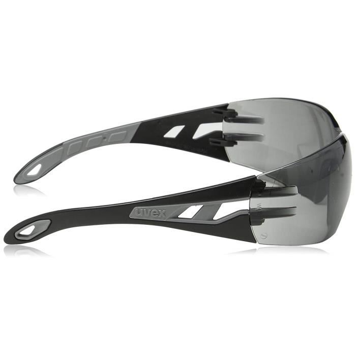 Uvex Lunettes de sécurité, Pheos HC/AF, Noir/gris - 9192786
