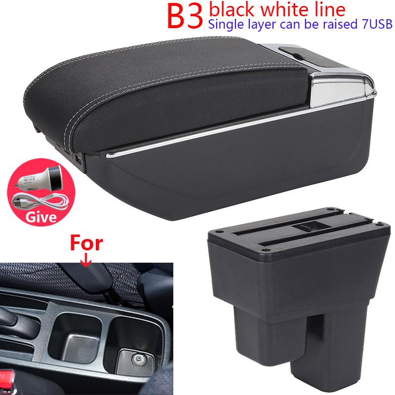 For Honda Jazz Armrest For Honda Fit Jazz 2 Car Armrest Box 2008 2009 2010 2011 2012 2013 Arm Storage Box car Accessories