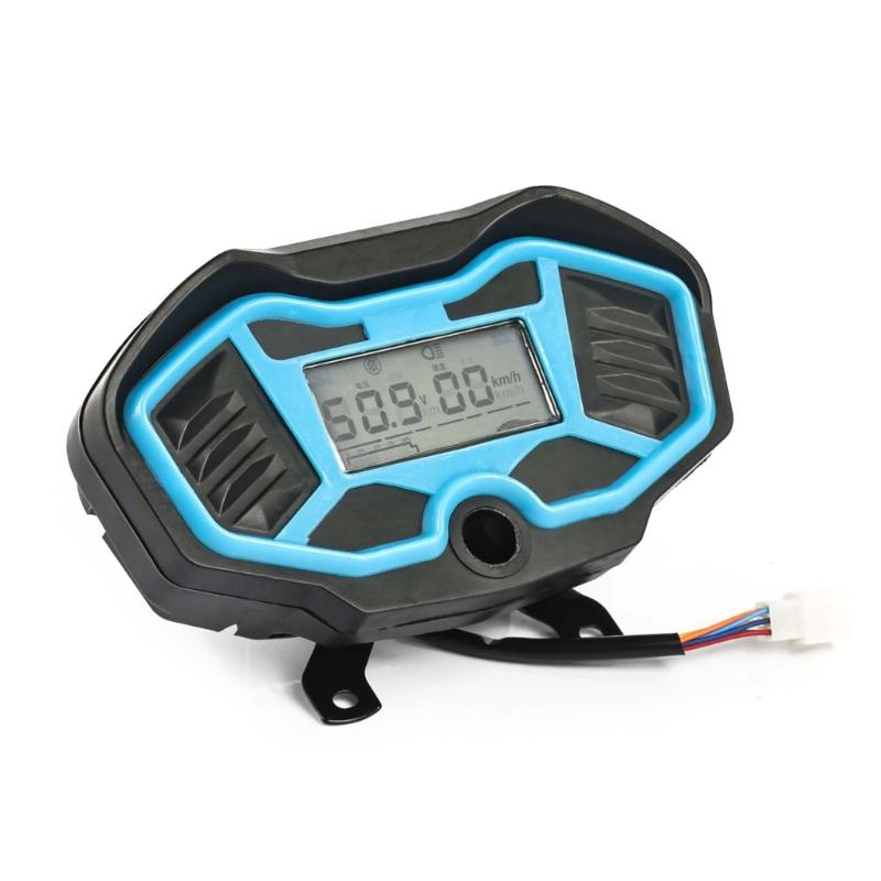 

Universal Electric Tricycle LCD Instrument Cluster 48V 60V 72V with Mileage & Battery Indicator for Modification Use
