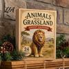 Holiday Box Gifts Animals Advent Calendar 2026, 24-Day Christmas Countdown with 24 Pcs 2D Party Favors Acrylic Wild Animal Pendants, Gift for Family,