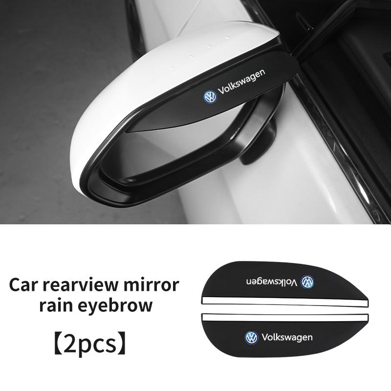 

2026 Hot For Volkswagen VW 2PCS Car Mirror Rain Protector PVC Rearview Mirror Rainproof Cover For VW Scirocco Jetta Beetle Golf