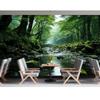 Modern Forest Mural Waterfall Wallpaper Large Landscape Nature Wall Mural For Bedroom Living Room Home Decor Mural