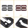 Fit for Hummer H2 2003-2009 Door Handle Cover, ABS Exterior Door Handle Protector Trim Frame Cover, 4PCS (Matte Black)