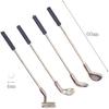 Puppenhaus Miniatur Golf Set Miniatur Modell Golf Club Mini Golf Clubs für Kinder 1:12 Puppenspielzeug-Möbelzubehör