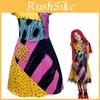 Enchanting Nightmare Before Christmas Sally Dress Costume For Girls Soft And Durable