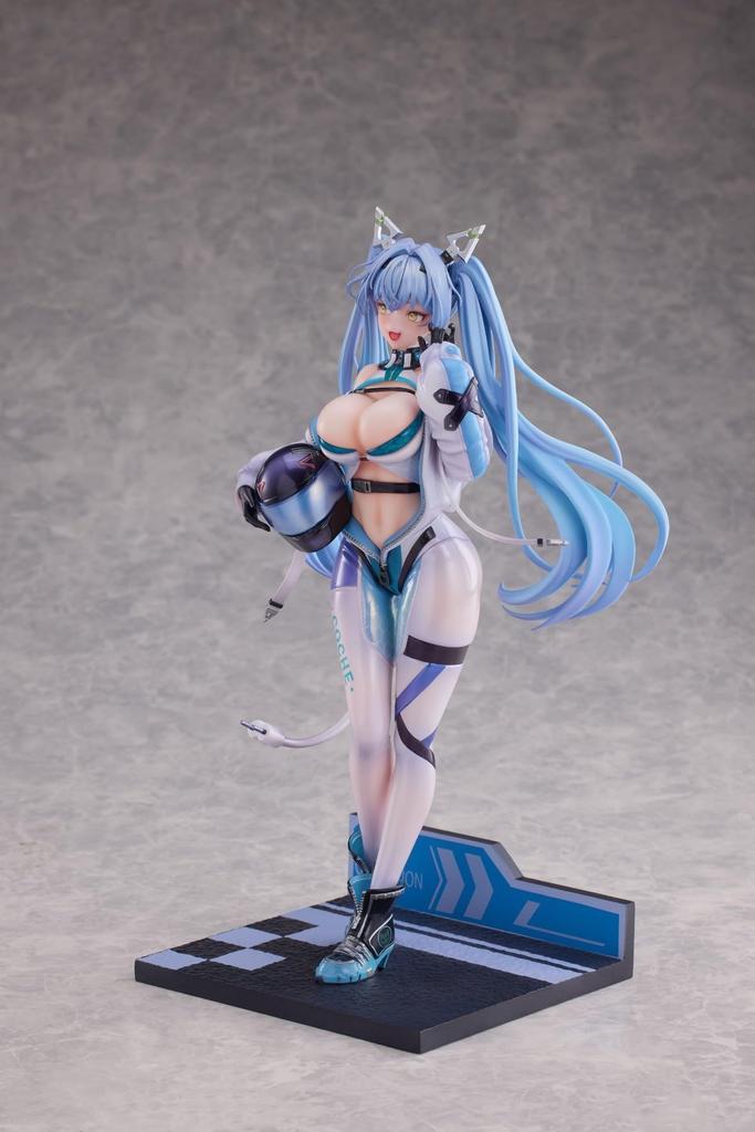 1/7 Maßstab PVC & ABS bemalte Figur von "Motorradmädchen Ayla" basierend auf Mishnes Originalillustration