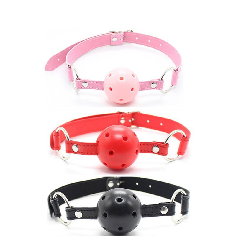 Bondage Ball Gag: Adult Restraint Mouth Plug for Men and Women