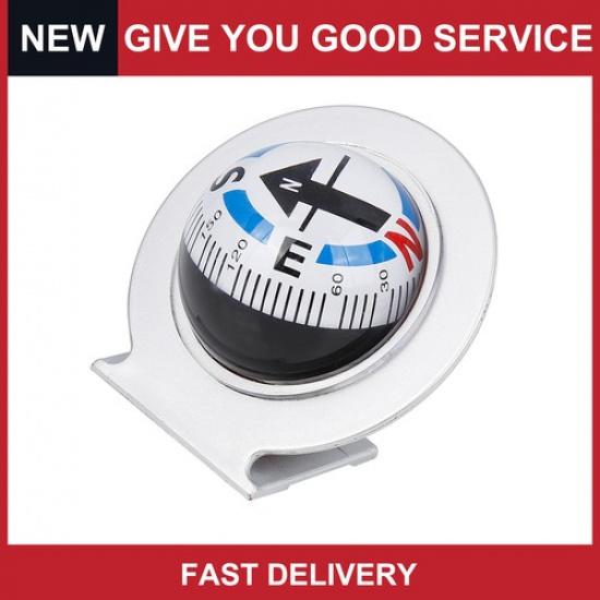 

Universal Car Compass Ball Self Adhesive Dashboard Mount Navigation Pack of 1