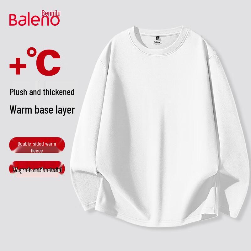 Baleno Men's Double-Sided Fleece Thermal Round Neck Top