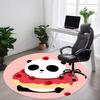 1pc Panda Donut Office Round Area Rug, Indoor Mat Suitable For Office, Under Office Chairs Bedroom Living Room Home Decor, Room Deco