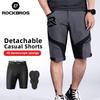 ROCKBROS Cycling Men's Shorts MTB Road Bike Shorts Summer Outdoor Sports Biker Shorts Climbing Breathable Quick Dry Double Layer