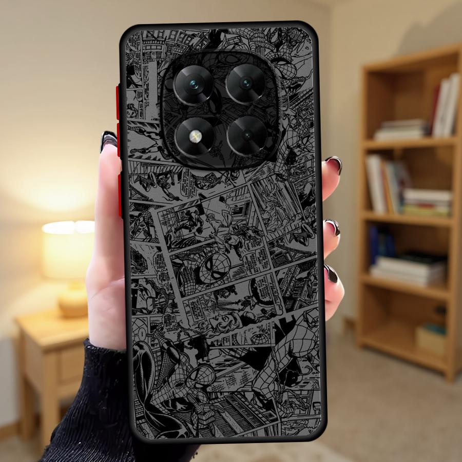 Custodia per Xiaomi Redmi Note 14 12 13C 13 Pro Plus 9S A4 11 10 14C Cover per Telefono Marvel Spider Man