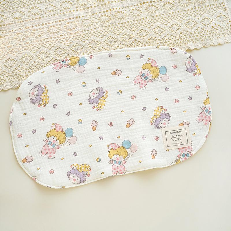 Anti Vomiting Milk Pillo Comfortable Cloud Pillow for Newborns Low Flat Pillow for Infants Eight Layer Gauze Pillow for Children